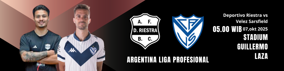 Deportivo Riestra akan menghadapi Velez Sarsfield pada hari Selasa, 7 Oktober 2025, pukul 05.00 WIB
