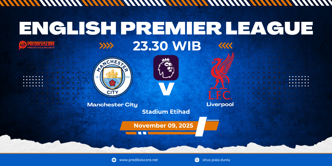 Grafik peluang menang Manchester City vs Liverpool serta klasemen sementara Liga Inggris dengan Arsenal di puncak